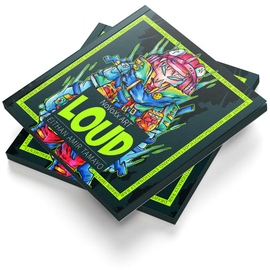 Stacked paperback copies — LOUD by NoVoXx (Eithan Amir Tamayo) | MATI Publishing